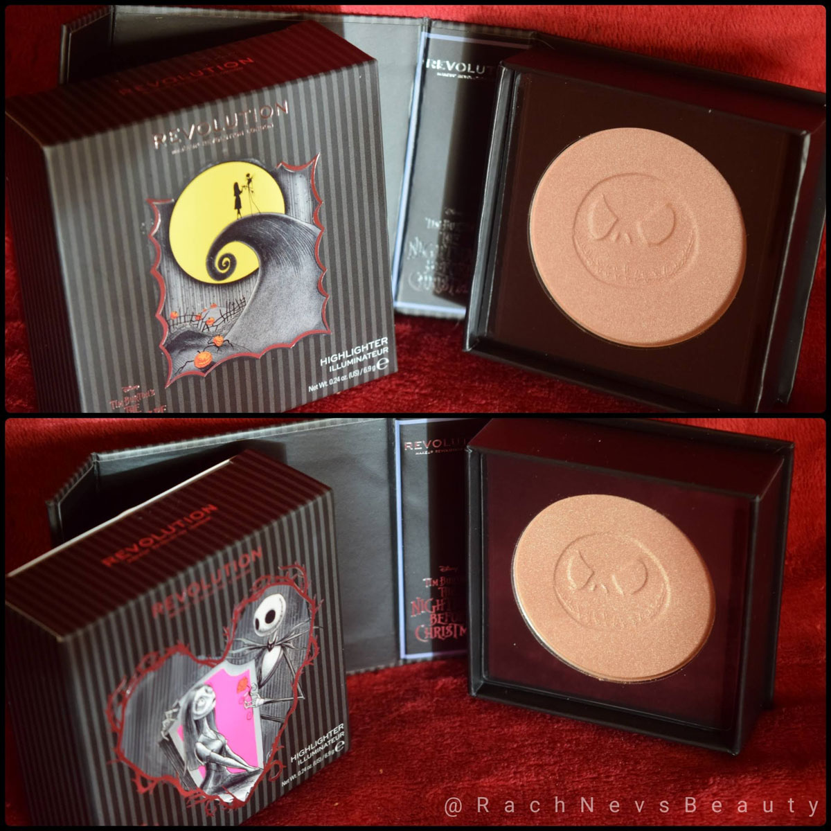 Makeup Revolution X Disney Nightmare before Christmas Collaboration